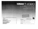 Yamaha T-1020 Manualul proprietarului