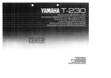 Yamaha T-230 Manualul proprietarului