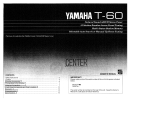 Yamaha T-60 Manualul proprietarului