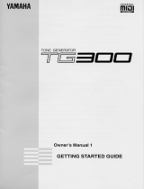 Yamaha TG300 Manualul proprietarului