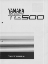 Yamaha TG500 Manual de utilizare