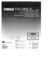 Yamaha TX-350 Manualul proprietarului