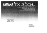 Yamaha TX-300U Manualul proprietarului