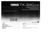 Yamaha TX-340 Manualul proprietarului