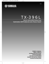 Yamaha TX-396L Manualul proprietarului