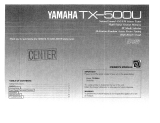 Yamaha TX-500U Manualul proprietarului