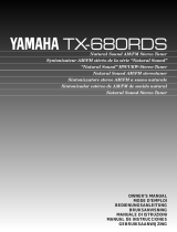 Yamaha TX-680RDS Manualul proprietarului