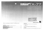 Yamaha TX-77 Manualul proprietarului