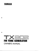 Yamaha TX 802 Manual de utilizare