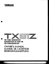 Yamaha TX81Z Manualul proprietarului