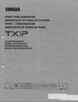 Yamaha TX1P Manual de utilizare