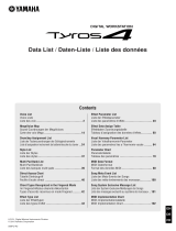Yamaha Tyros4 Manualul proprietarului