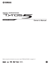 Yamaha Tyros5 Manualul proprietarului