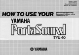 Yamaha TYU-40 Manualul proprietarului