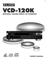 Yamaha VCD-120K Manual de utilizare