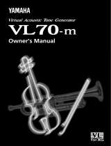Yamaha VL70 Manual de utilizare