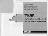 Yamaha VSS-200 Manualul proprietarului