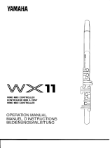 Yamaha WX-11 Manualul proprietarului