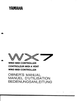 Yamaha WX7 Manualul proprietarului