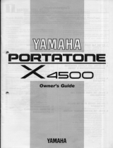 Yamaha X4500 Manualul proprietarului