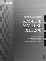 Yamaha XM4180 XM4080 XH200 Manualul proprietarului