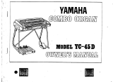 Yamaha YC-45D Manualul proprietarului