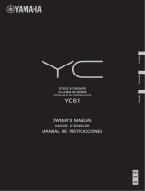 Yamaha YC61 Manualul proprietarului