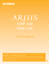 Yamaha YDP-140 Manualul proprietarului