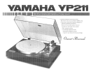 Yamaha YP211 Manualul proprietarului