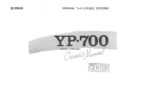Yamaha YP-700 Manualul proprietarului
