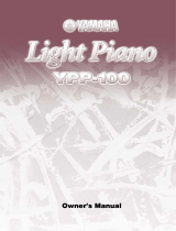 Yamaha YPP-100 Manual de utilizare