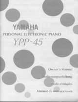 Yamaha YPP-45 Manualul proprietarului