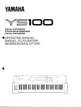 Yamaha YS100 Manualul proprietarului
