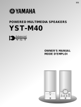 Yamaha YST-M40 Manualul proprietarului
