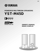 Yamaha YST-M45D Manualul proprietarului