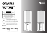 Yamaha YST-M8 Manual de utilizare