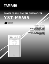 Yamaha YST-MSW5 Manual de utilizare