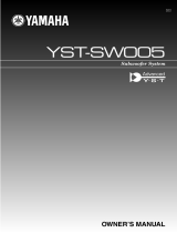 Yamaha YST-SW005 Manualul proprietarului