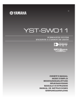 Yamaha YST-SW011 Manualul proprietarului