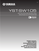 Yamaha YST-SW105 Manualul proprietarului