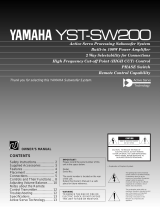 Yamaha YST-SW200 Manualul proprietarului