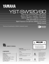 Yamaha YST-SW120/60 Manual de utilizare