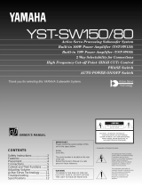Yamaha YST-SW80 Manual de utilizare