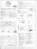 Yamaha YT-1000 Manualul proprietarului