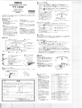 Yamaha YT-1200 Manualul proprietarului
