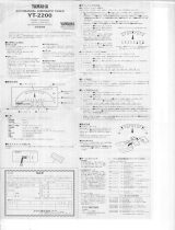 Yamaha YT-2200 Manualul proprietarului