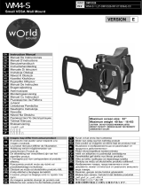 OmniMount WM4-S 200 Manual de utilizare