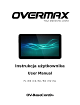 Overmax BaseCore 9+ Manual de utilizare