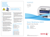 Xerox WORKCENTRE 6025 Ghid de instalare