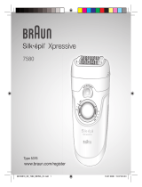 Braun 7580,  Silk-épil Xpressive Manual de utilizare